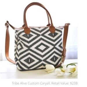 Tribe Alive Custom Carryall Satchal Shoulder Bag Crossbody Tote
